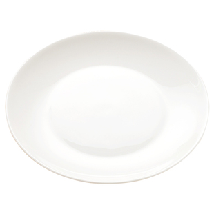 隆达骨瓷餐具盘子大号盘子纯白方型家用主食盘菜盘微瑕超值换购