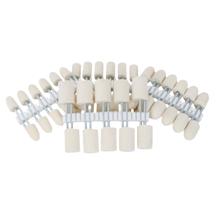 羊毛磨头模具抛光羊毛球镜面电磨机气动玉石打磨抛光头3mm抛光轮