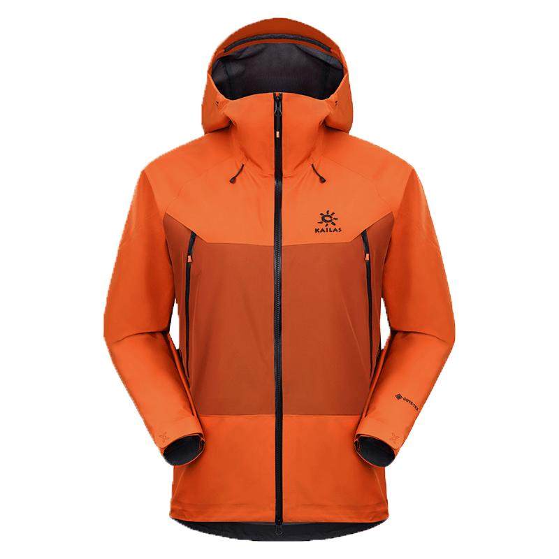 KAILAS凯乐石MONT X全天候硬壳冲锋衣GTX暴雨防水专业登山外套男