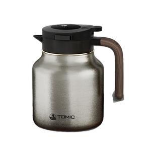 TOMIC特美刻纯钛壶保温焖茶壶温度显示钛茶隔大容量家用1500ml