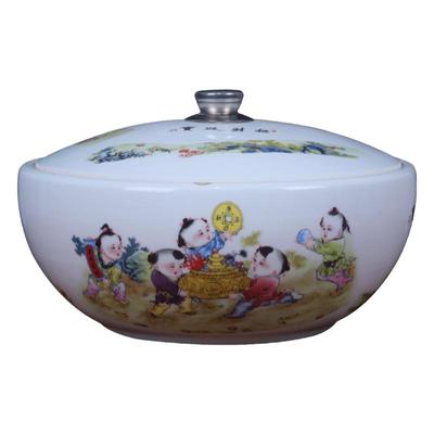 陶瓷带盖和面盆做米酒盆