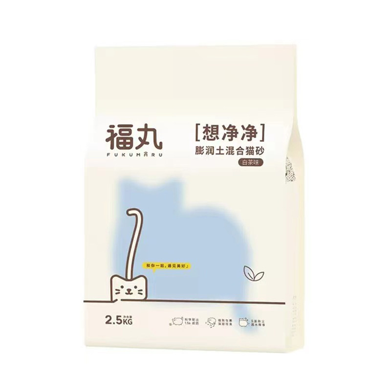 福丸原味混合猫砂抑菌除臭豆腐砂