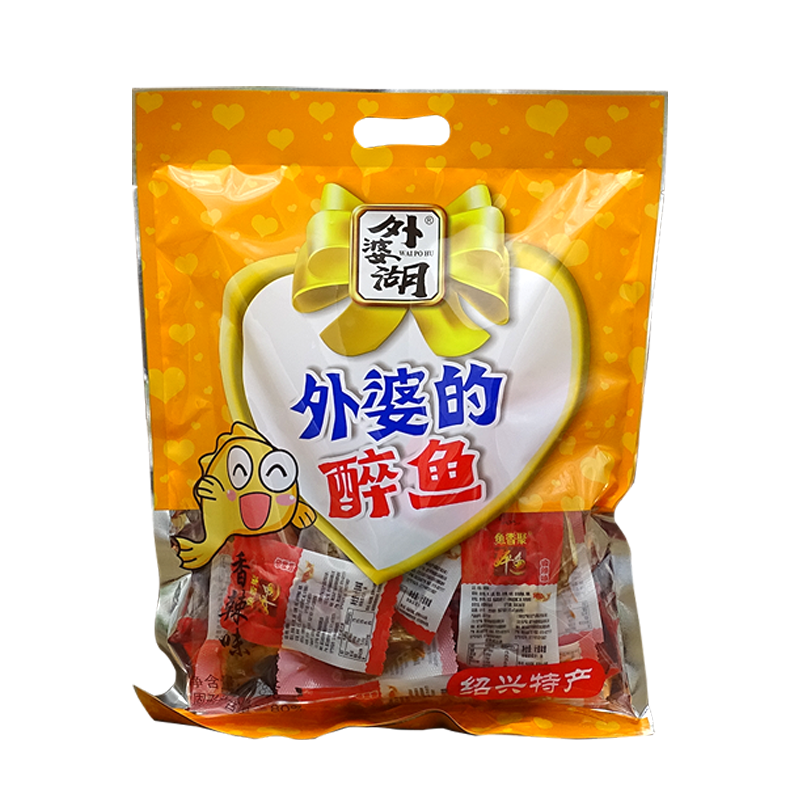 绍兴外婆湖醉鱼干478g即食小包装