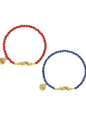 SimpleRituals马年限定毛鬃毛红玛瑙转运红绳手链手串生肖马礼物