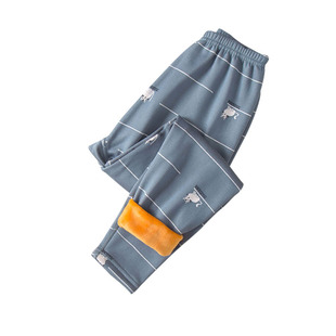 无痕儿童德绒保暖裤秋冬双面磨毛打底裤子女童绒裤男童秋裤内穿