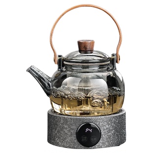 加厚小型玻璃茶壶电陶炉专用煮茶壶高硼硅玻璃带过滤耐高温泡茶壶
