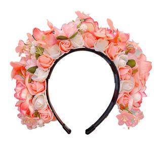 泉州儿童浔埔簪花发箍民族风成品头饰高颜值女孩汉服拍照配饰头箍