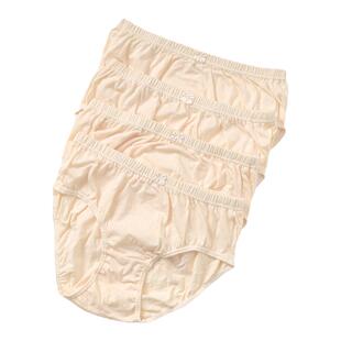 肤色纯棉内裤女生高腰加大码简约透气宽松舒适学生纯色三角裤头