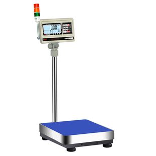 安衡三色报警电子秤检重台秤工业用上下限警示高精度重量报警秤