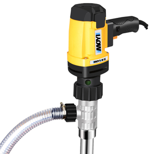 手提式电动抽油泵220v齿轮防爆泵油桶化工抽液泵高粘度汽油加油机