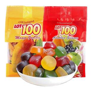 马来西亚LOT100一百份 100分软糖  cocoaland果汁软糖年货喜糖1kg