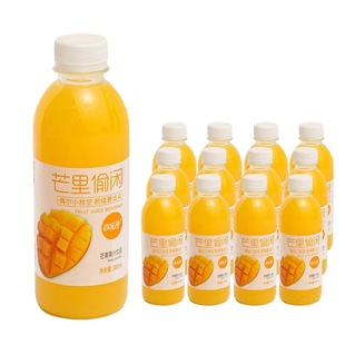 芒果果汁饮料新鲜饮品360ml商超爆款厂价直销白桃橙子猕猴桃蓝莓