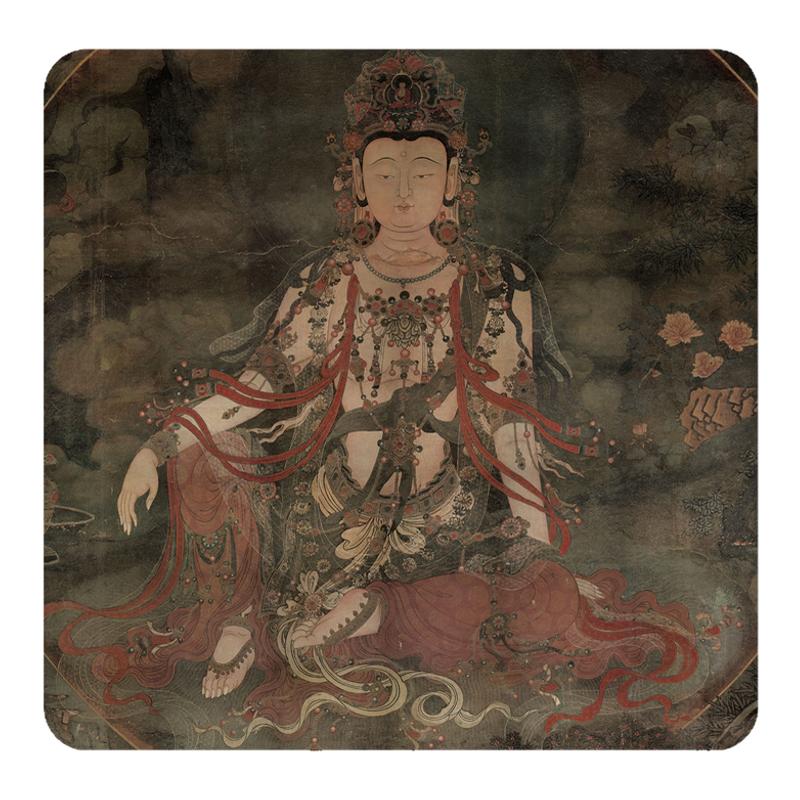 法海寺壁画水月观音非手绘装饰画