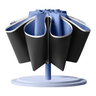 全自动反向雨伞超大号防晒防紫外线黑胶男士晴雨伞加固防风遮阳伞