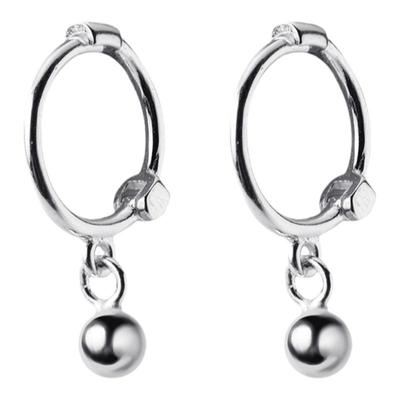 可爱基础MINI耳环925纯银