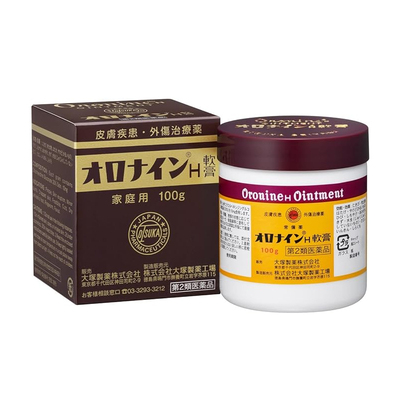 日本大塚制药娥罗纳英h软膏 冻疮膏止痒冻伤膏正品雪花膏100g