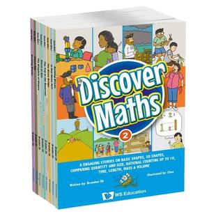 预售 英文原版 DISCOVER MATHS 2: 8 ENGAGING STORIES ON BASIC SHAPES, 3D SHAPES, COMPARING QUANTITY AND SIZE, RATIONAL