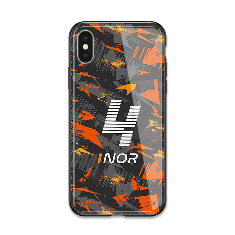 F1迈凯伦兰多诺里斯2023适用iqoo 12小米14红米Note13华为Mate60全包玻璃魅族20三星S23U苹果1