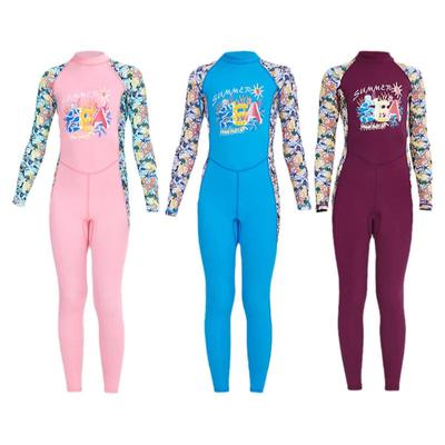 儿童泳衣连体防晒速干高等面料