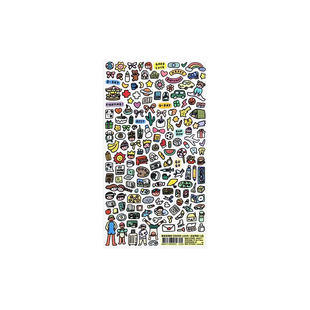 韩国ZEROPERZERO可爱动物PP贴纸diy手帐咕卡小卡手机装饰细闪贴纸