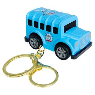 卡通叮当猫小汽车钥匙扣学生书包挂件男孩儿童玩具幼儿园实用礼品