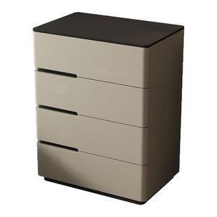 实木斗柜2025现代简约卧室床头柜家用客厅三四五抽屉收纳储物边柜