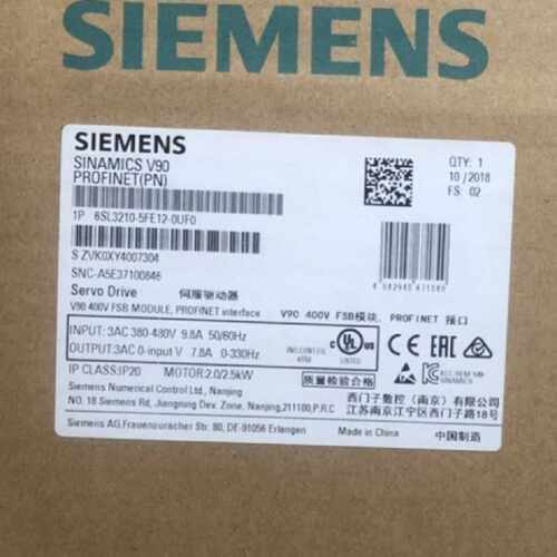议价6SL3210-5FE12-0UF0西门子V90伺服电机2KW 6SL32105FE120UF0