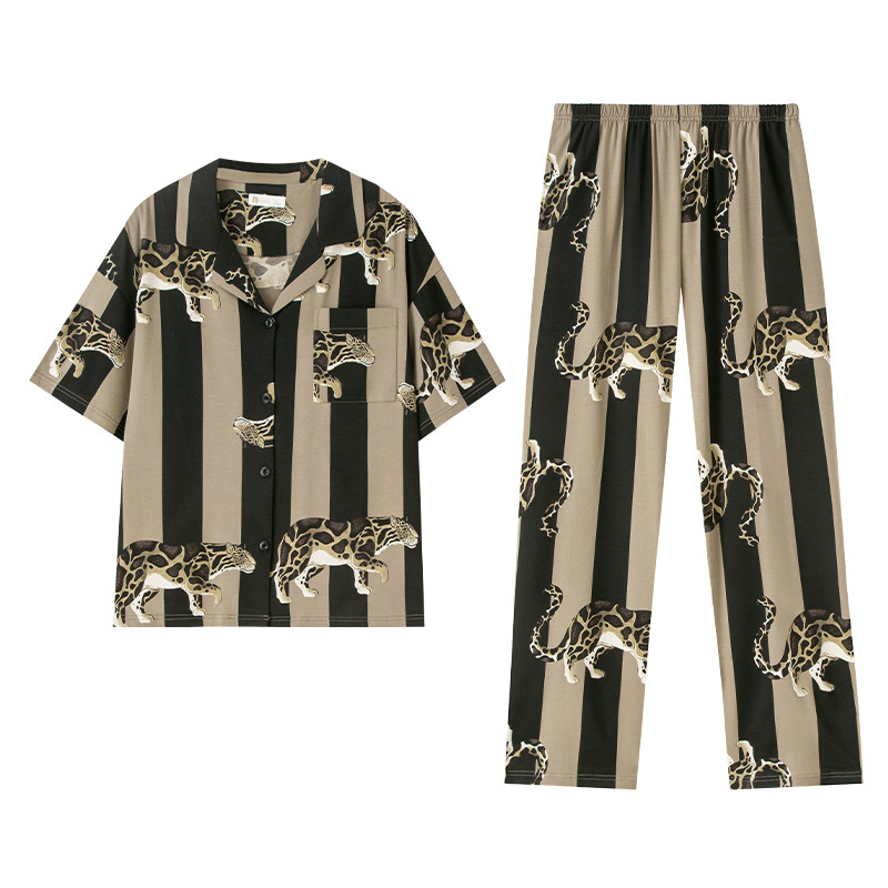 妮狄娅柔软棉夏季女士家居服套装