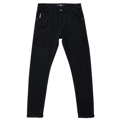 九分裤纯黑色牛仔长裤秋冬款