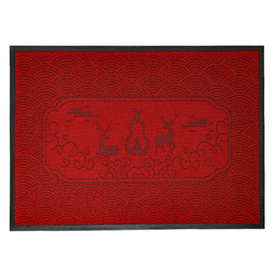 豪宅入户门地垫家用大门口加厚脚垫中式玄关门垫进门除尘蹭土地毯