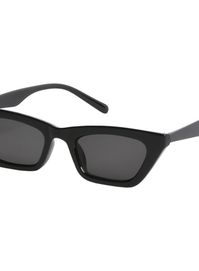 VINTAGETASTE 极简倒梯形欧美ins风墨镜Fil小白同款uv400太阳眼镜