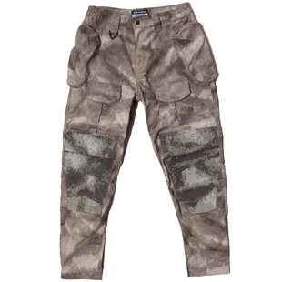 异种兵多功能护膝护胯废墟迷彩摩托机车战术工装骑行裤男子春秋冬