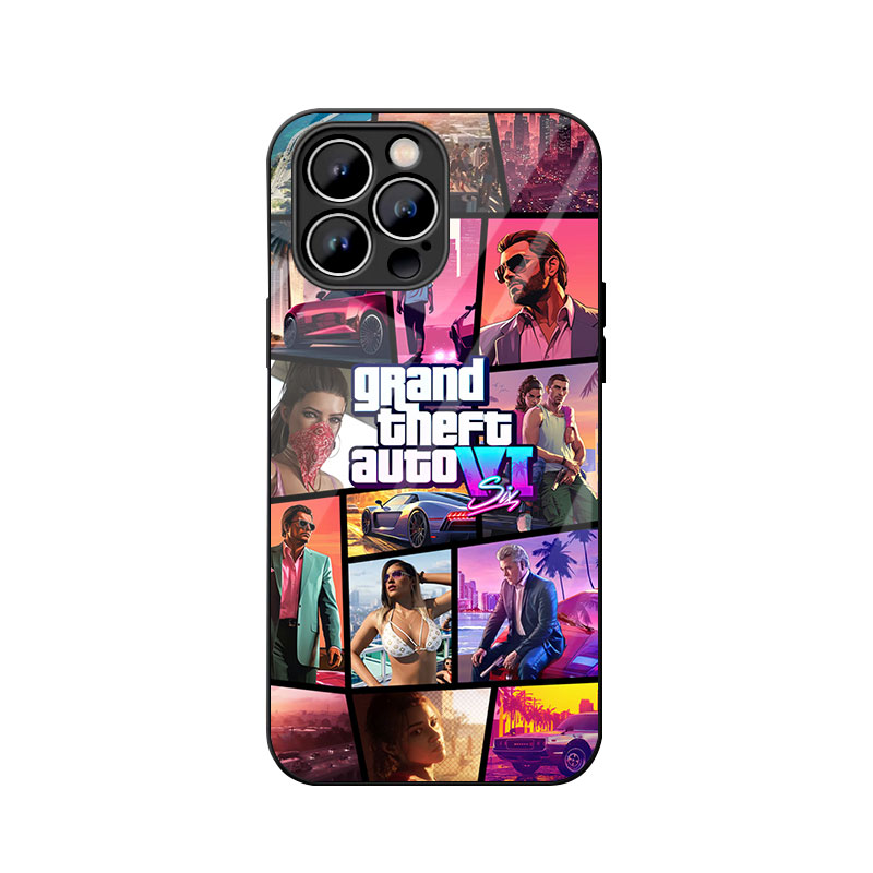 GTA6手机壳苹果15华为mate60侠盗猎车手小米14游戏VIVOS18定制OPPOreno11红米K70pro适用i