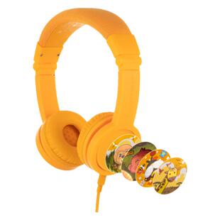 BuddyPhones儿童头戴式学习耳机school+有线芭迪风网课护耳学生