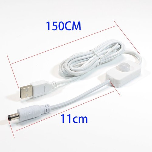 12v红外线人体感应开关24v床底门控灯5vUSB人体衣柜开关感应器