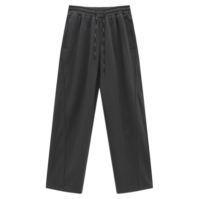 ACTUP春季男宽松直筒运动卫裤