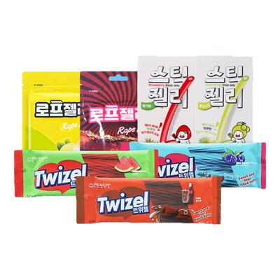 韩国YEM蓝莓树莓夹心长条软糖