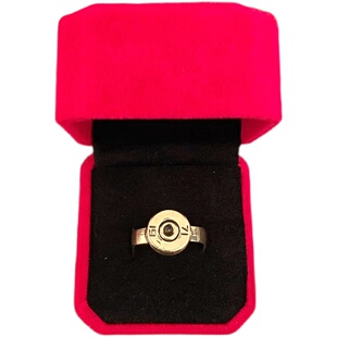 子弹壳戒指创意饰品手工打磨军恋戒指情侣情人节送兵哥哥军嫂礼物