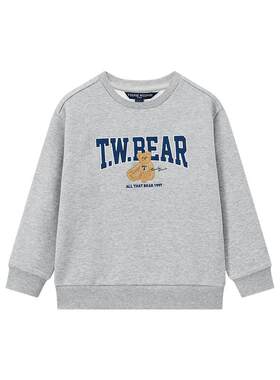 TeenieWeenieKids字母加绒卫衣