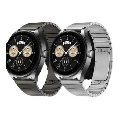 适用华为WATCH Buds手表带watch5新款watchgt5Pro不锈钢GT4表带watch4金属运动智能gt3/2pro保时捷表链