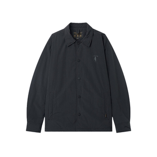 Teenie Weenie小熊男装美式复古通勤舒适宽松教练夹克棉服外套