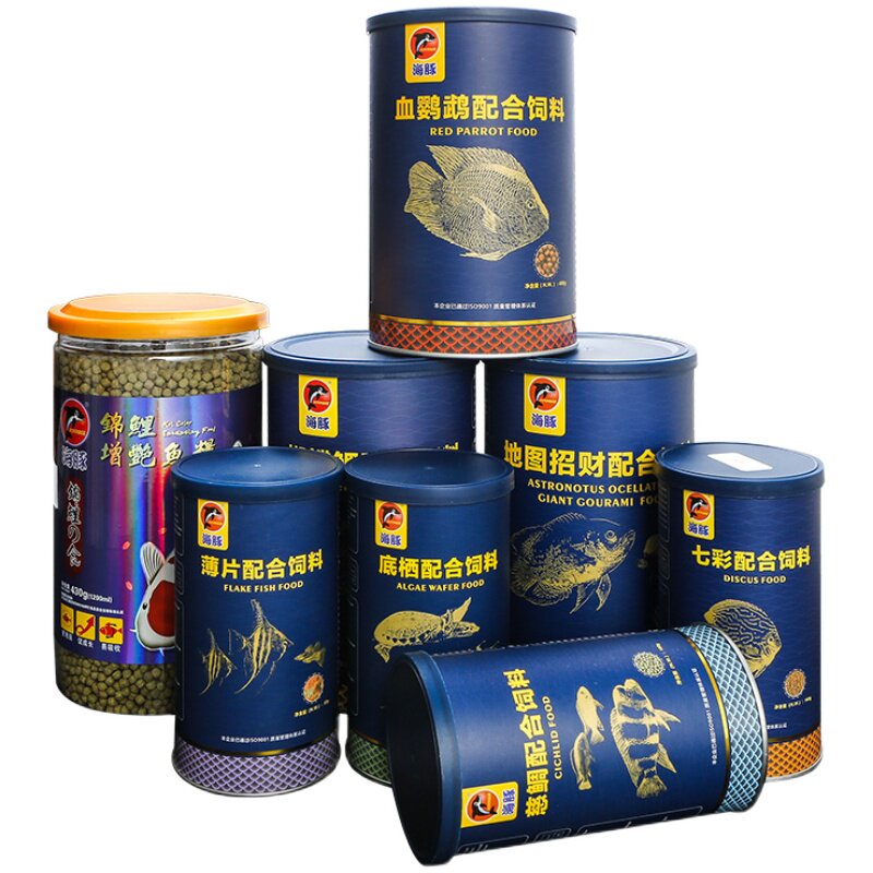 七彩三湖慈鲷颗粒血鹦鹉龙鱼锦鲤
