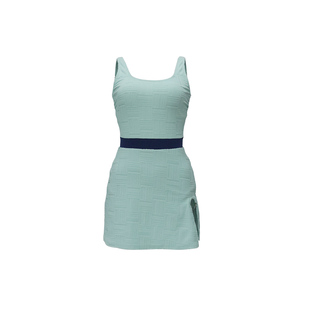 atlanticbeach2024新款度假泳衣女时尚连体裙式温泉泳装修身显瘦