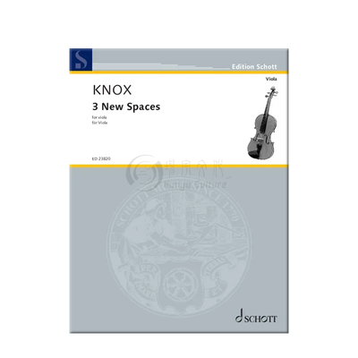 诺克斯三个新空间中提琴独奏