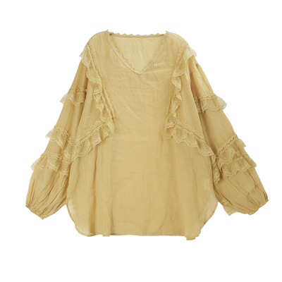 利达 NEW DADADA【火花蜜语】时尚休闲修身气质上衣SDK2310