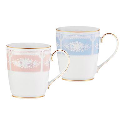 noritake情侣马克杯新婚礼盒