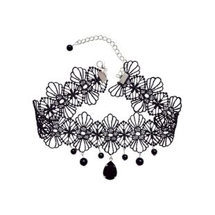 遮疤礼服饰品项链配饰锁骨女脖子饰品围脖项圈黑色装饰气质颈链