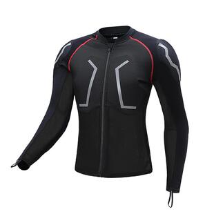 锐飞鲨夏季摩托车护甲衣机车气流骑行服透气网眼防摔轻薄赛车护具