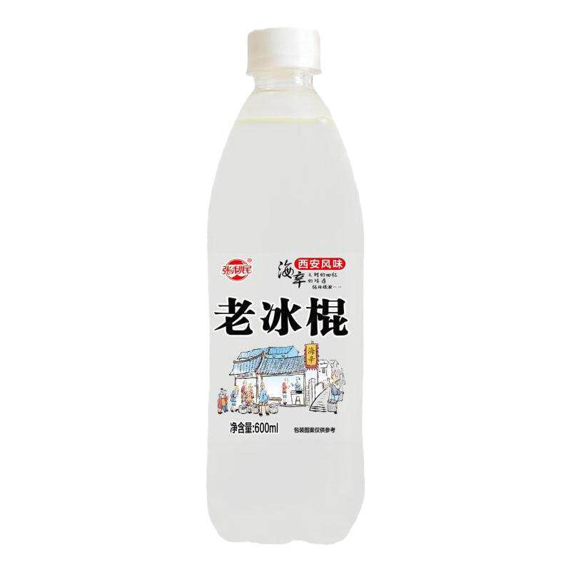 怀旧老冰棍老汽水无糖饮料专用无糖老冰棍风味600ml6瓶整箱饮料水