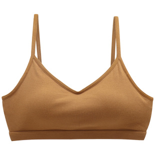 美背内衣女无钢圈薄款小胸聚拢运动吊带背心抹胸式一体裹胸文胸罩